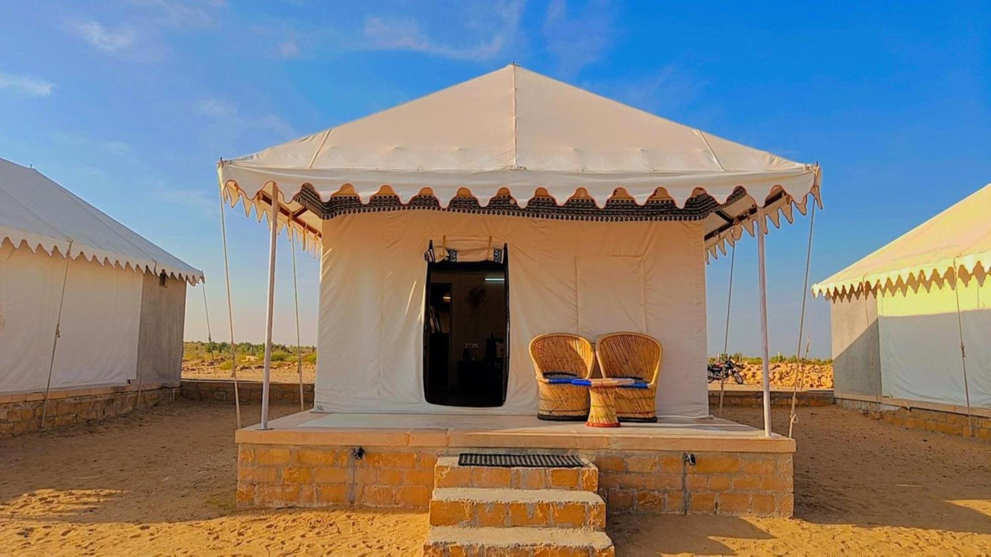 Jaisalmer Sand Dunes Luxury Camp And Resort Exterior foto